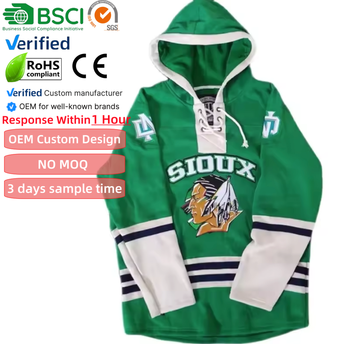 High quality oem t shirt sport wear custom ice hockey jersey ice hockey uniform
