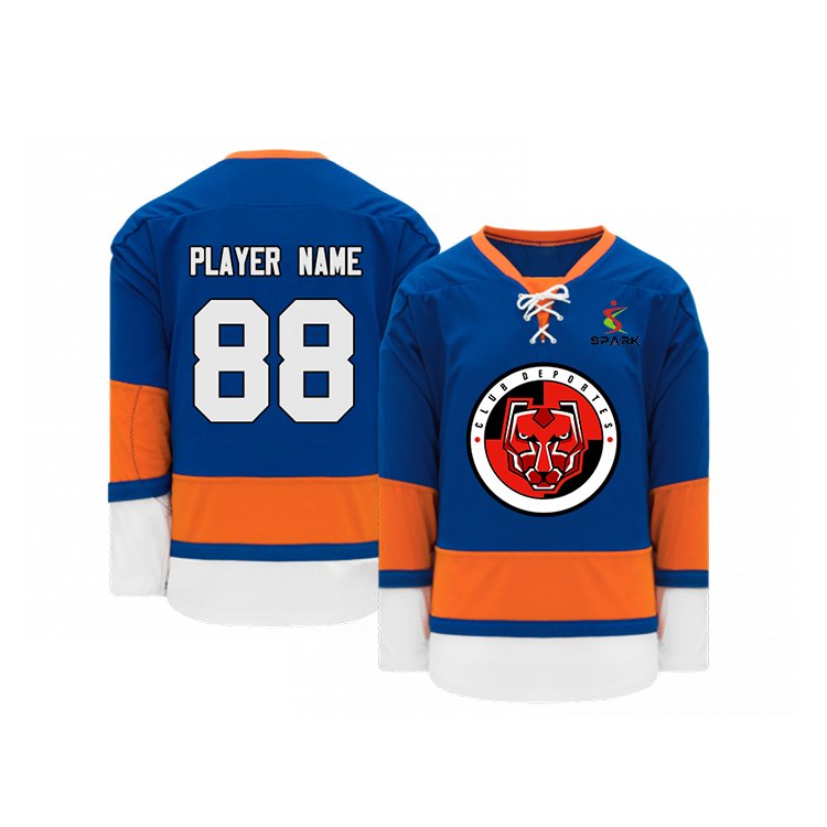 Factory Custom Team logos Hockey Jerseys Sublimation printing Ice Hockey practice jerseys