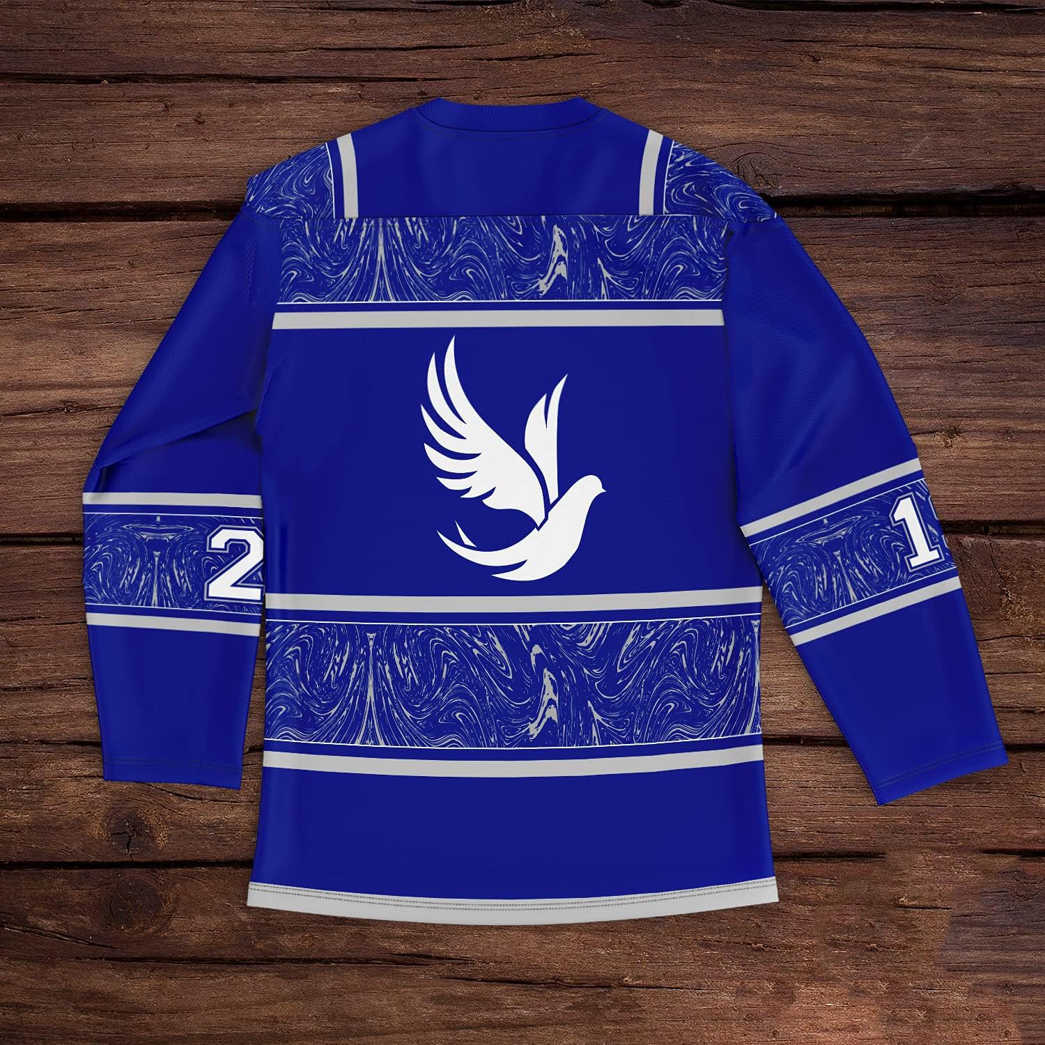 2024 High Quality Fashion Blue Custom Hockey Jerseys Sublimated Ice Hockey Wear Jerseys Ice Hockey Uniform