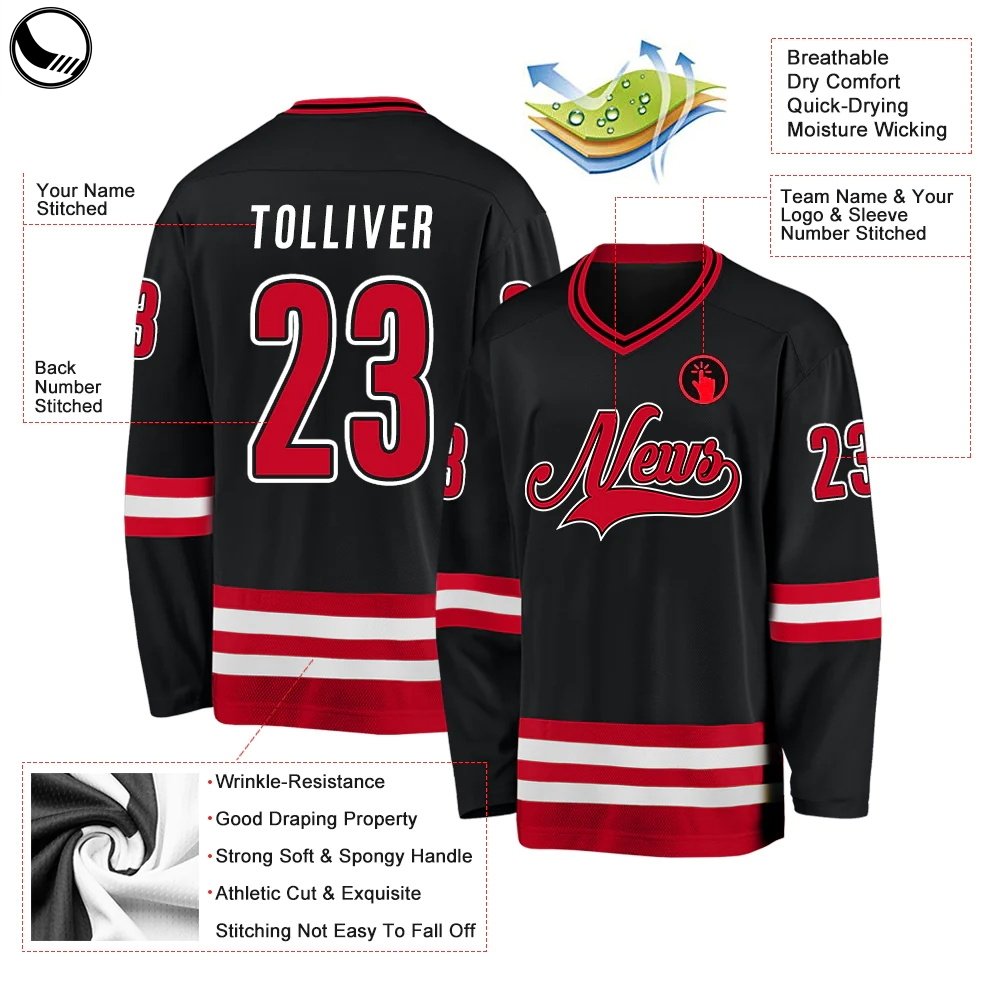 BETHERIVAL Best Selling High Quality Hockey Jersey Embroidery Custom Ice Hockey Uniform Jersey