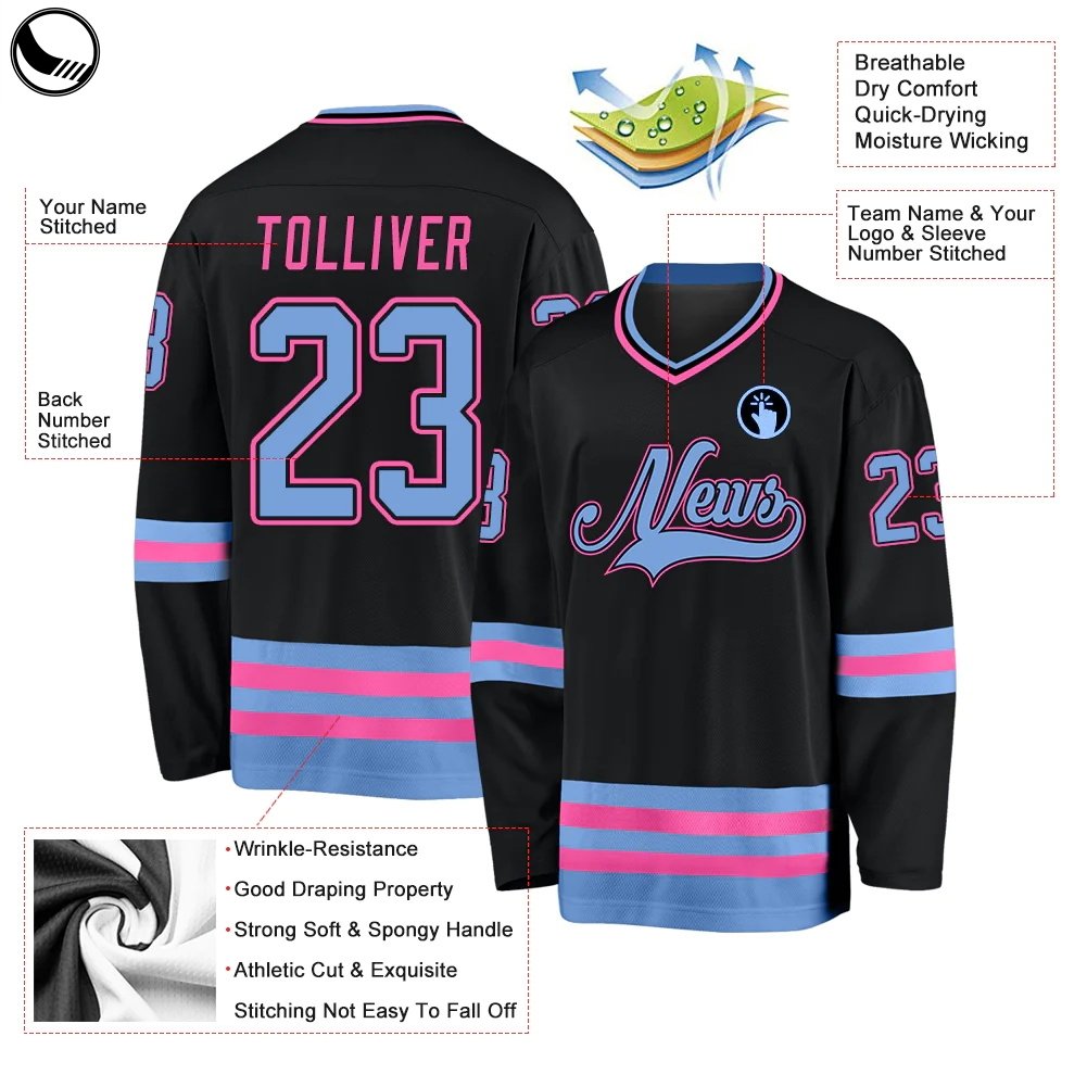 BETHERIVAL Best Selling High Quality Hockey Jersey Embroidery Custom Ice Hockey Uniform Jersey