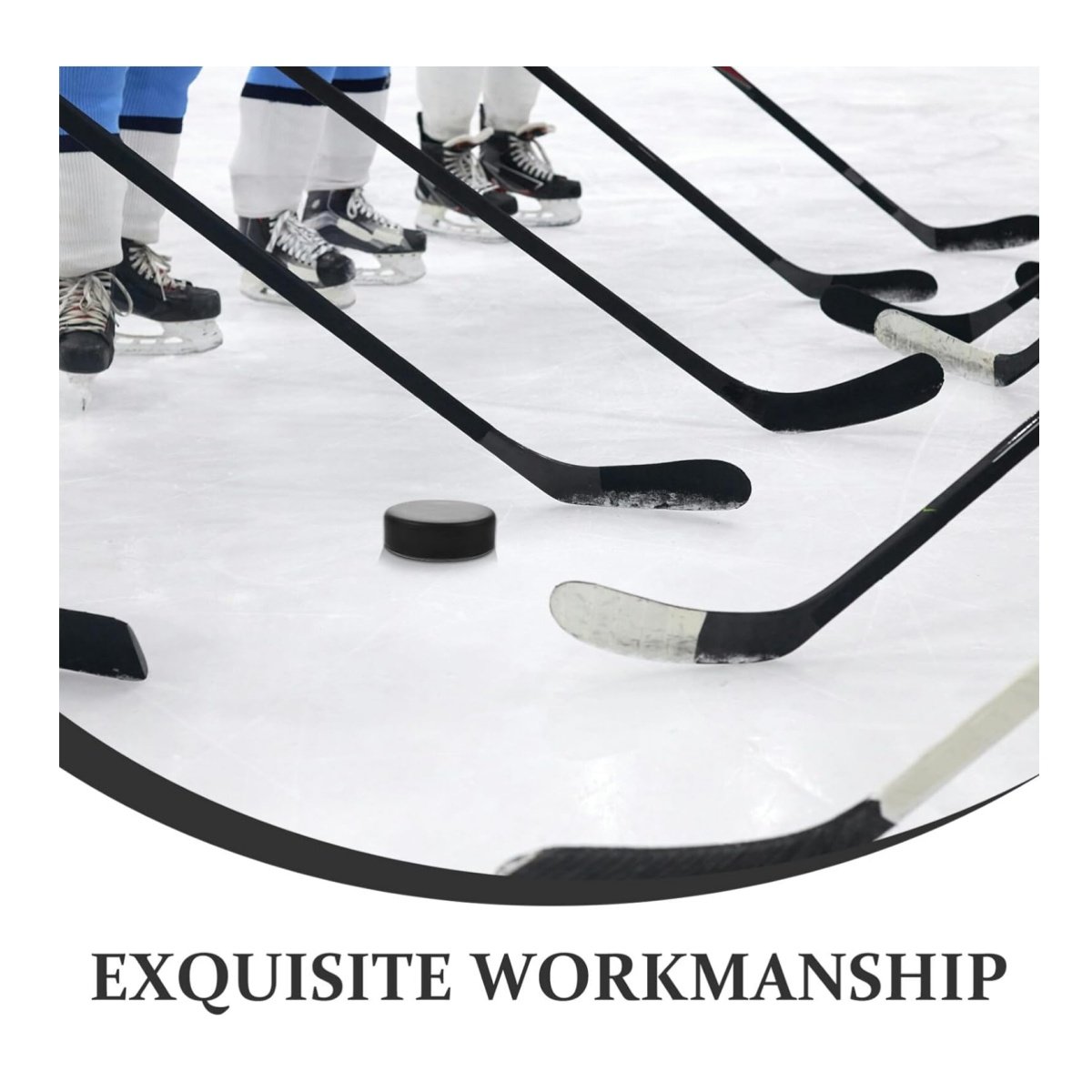 Wholesale Price Factory Direct Sale High Quality Ice Hockey Puck Customized Printing Logo Rubber Solid Official Ice Hockey Pucks