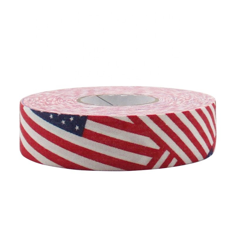 Stars and Stripes Ice Hockey Tape 2.5CM 25M Hot Sale Color Cotton Waterproof Anti-Slip Wear Resistant Sports Adhesive tape