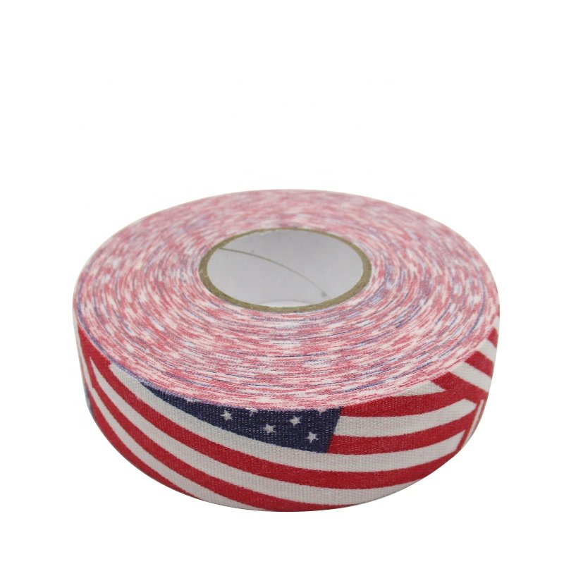 Stars and Stripes Ice Hockey Tape 2.5CM 25M Hot Sale Color Cotton Waterproof Anti-Slip Wear Resistant Sports Adhesive tape