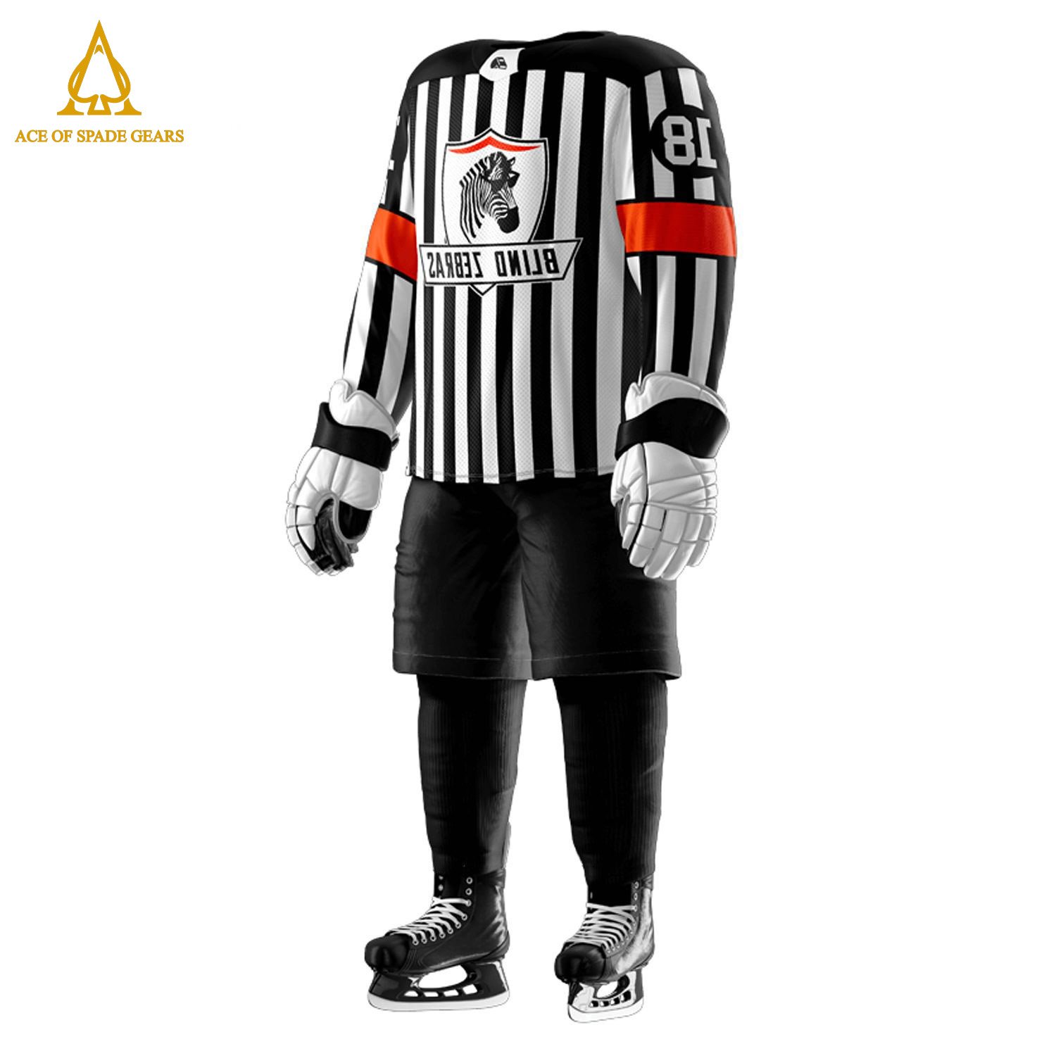 Premium Quality Factory Manufacture Ice Hockey Jersey And Pant Sets Wholesale Price Ice Hockey Uniform