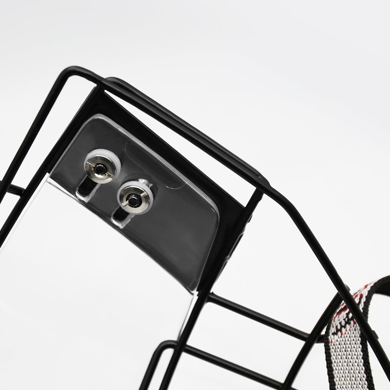 Senior Ice Hockey Cage Polycarbonate And A3 Steel Combo For Helmet Full Face Protection Ice Hockey Visor