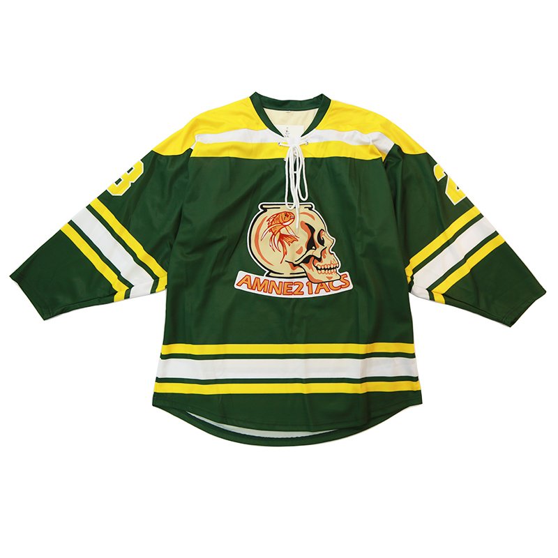 European Hockey Jersey 100% Polyester Fabric Custom Sublimated Cool Ice Hockey Jersey