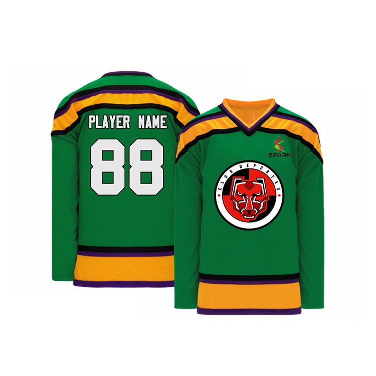 Ice Hockey Jersey High Quality Polyester Free Design Sublimated Print Ice Hockey Wear Custom Hockey Uniform