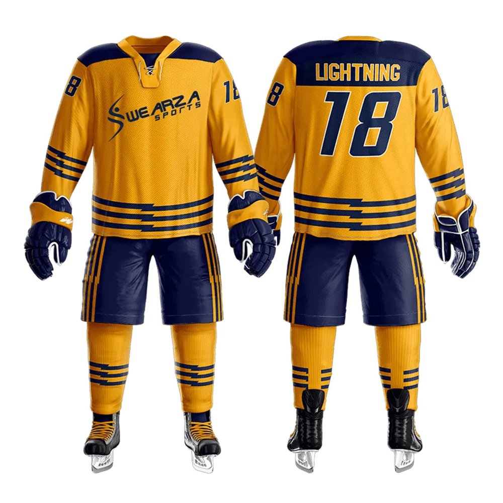High Quality Unisex Ice Hockey Uniforms Custom Large Size Men's New Wholesale Shorts High Printing Technics for Your Team