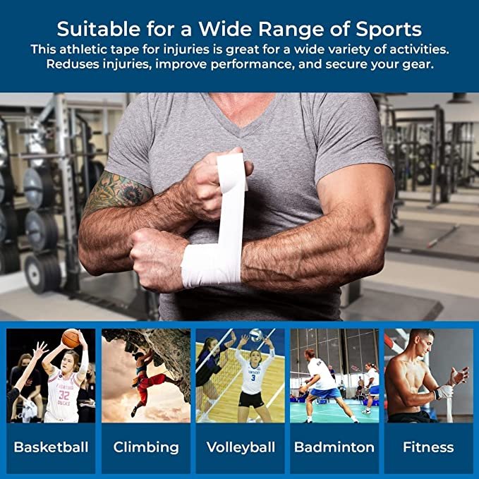 Ice hockey Sports Tape for Boxing Football BJJ Climbing Enhance Wrist Ankle and Hand Protection