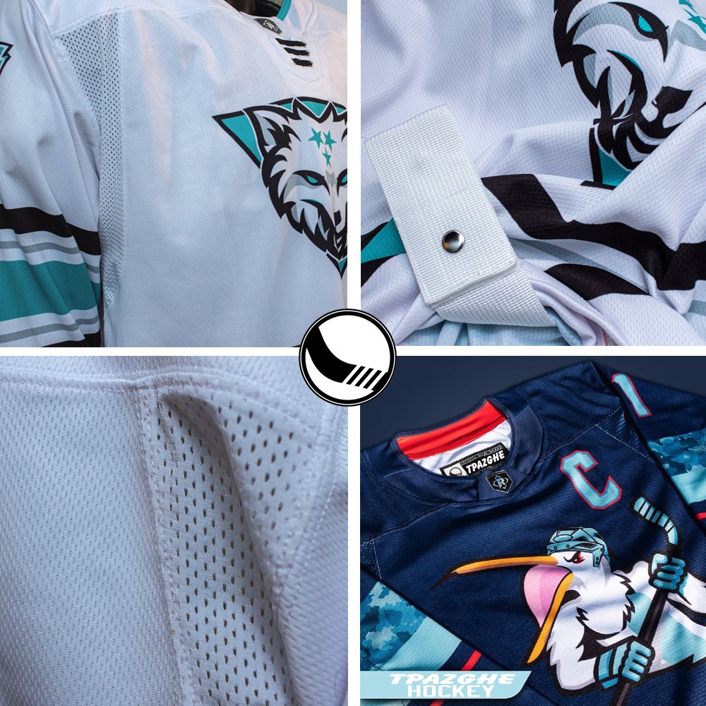 funny sublimated hockey jersey custom made