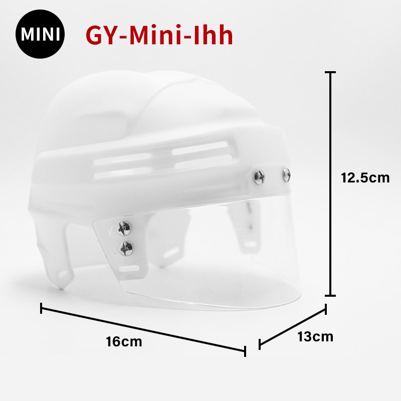 Mini Multicolor hockey Helmet ABS Outer shell + EVA Liner Mini Ice Hockey Helmet Special Commemoration Product