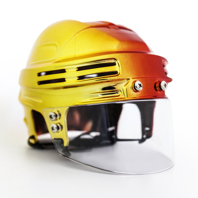Mini Multicolor hockey Helmet ABS Outer shell + EVA Liner Mini Ice Hockey Helmet Special Commemoration Product