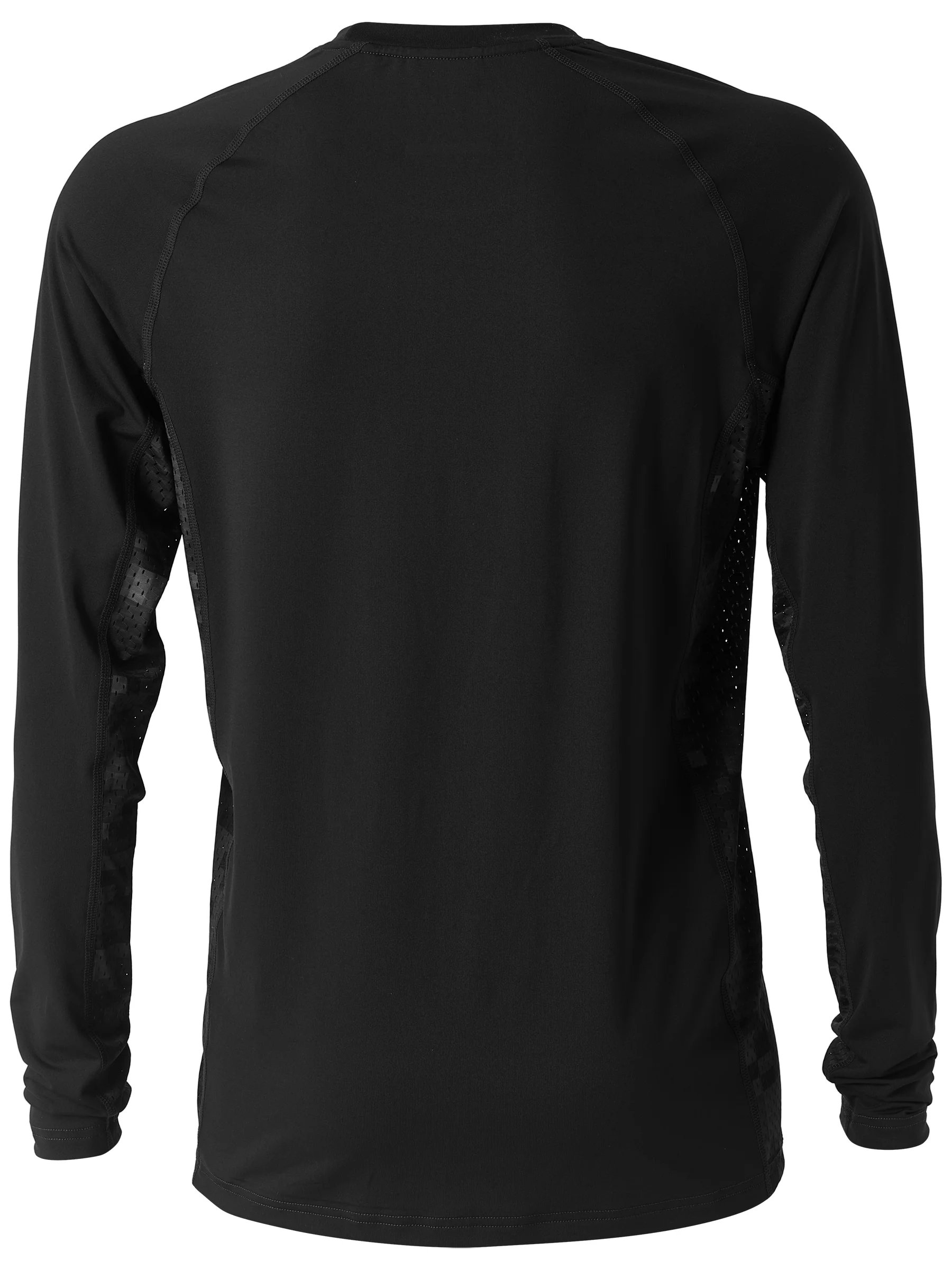 Anti-Odor Anti-Bacterial Flatlock Seams Fitted Long Sleeve ice hockey Shirt