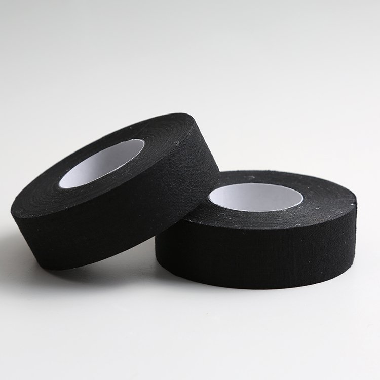Wholesale factory custom logo printed waterproof black white cotton cloth ice hockey stick blade hands protection anti slip tape