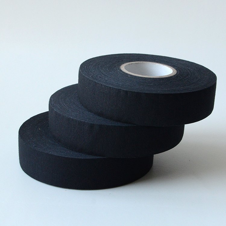 Wholesale factory custom logo printed waterproof black white cotton cloth ice hockey stick blade hands protection anti slip tape