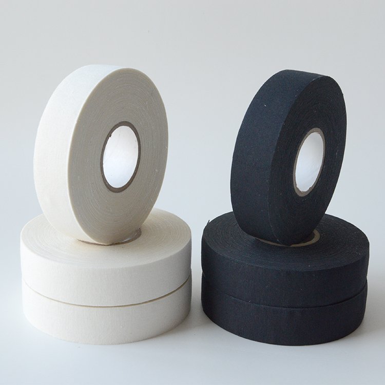 Wholesale factory custom logo printed waterproof black white cotton cloth ice hockey stick blade hands protection anti slip tape