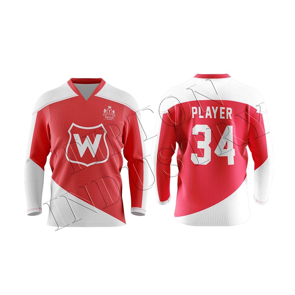 Wholesale Custom Logo Ice Hockey Jersey Multiple Hockey Equipment Ice Hockey Jersey Long jersey For Sale
