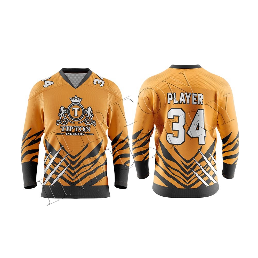 Wholesale Custom Logo Ice Hockey Jersey Multiple Hockey Equipment Ice Hockey Jersey Long jersey For Sale