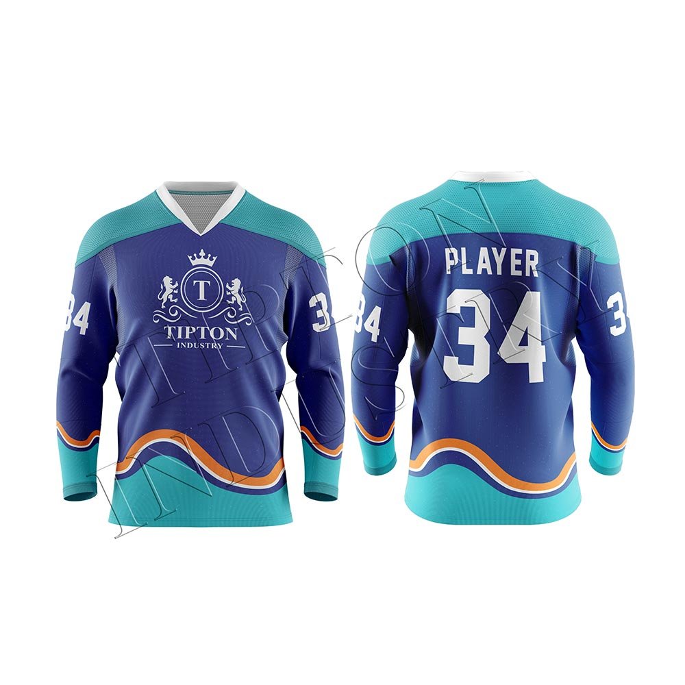 Wholesale Custom Logo Ice Hockey Jersey Multiple Hockey Equipment Ice Hockey Jersey Long jersey For Sale