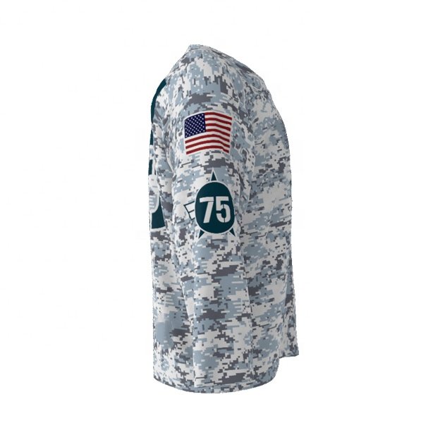 Custom sublimation printing ice hockey uniforms men camo hockey jerseys blank