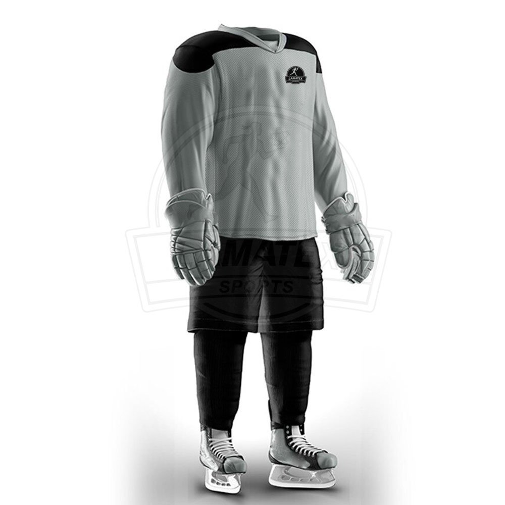 Pakistan-Made Plus Size Men's Ice Hockey Uniforms Custom Design Sports Wear Price with OEM Team Name for Training