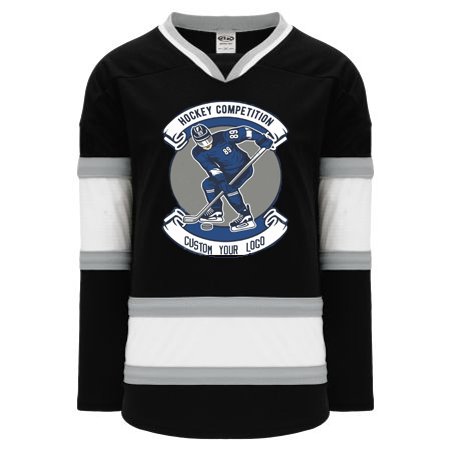 Double sublimation custom logo vintage hockey jersey hockey shirt pink hockey jerseys