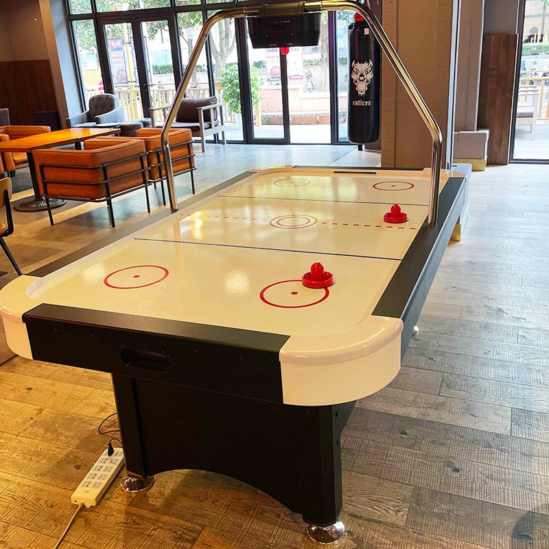 Custom Product Oem Odm China Supplier 1.8m Wooden Air Hockey Table Ice Hockey Puck Custom 4 Player Air Hockey Table