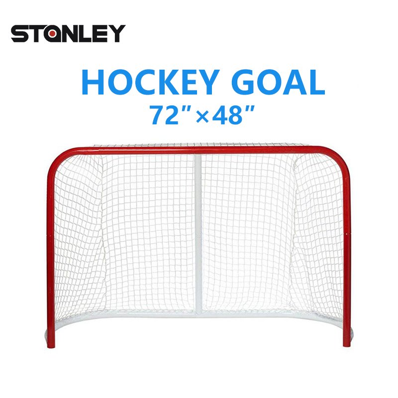 Ice Hockey Training Gear Essential for Ice Hockey Pucks Hockey Folding Pro Goal Red/White On Goal Net 72 Inch Easy Assembly Goal