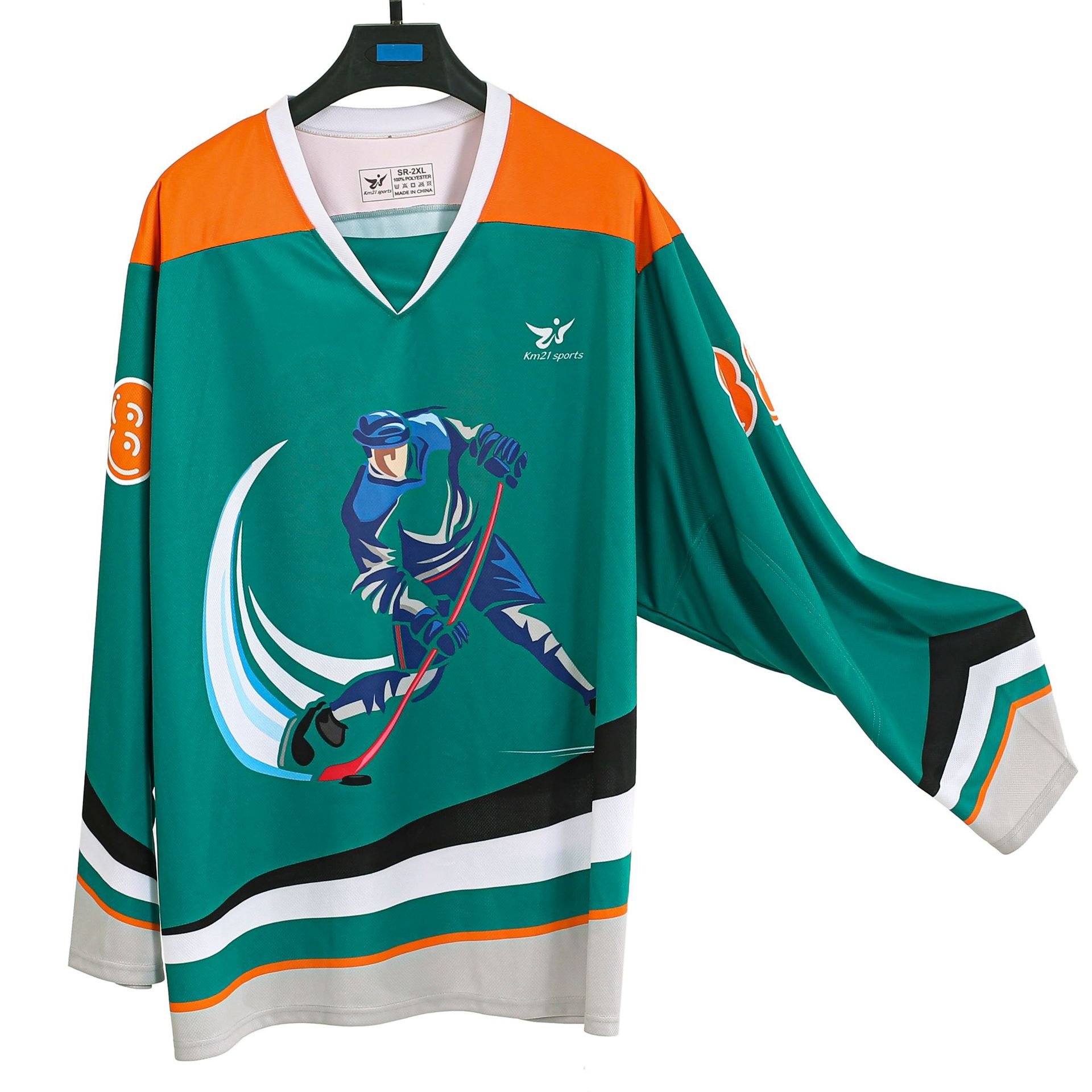 Custom Ice Hockey Jersey Sublimated Printing Logo Design Youth Capitals Sports Team Custom Ice Hockey Uniform