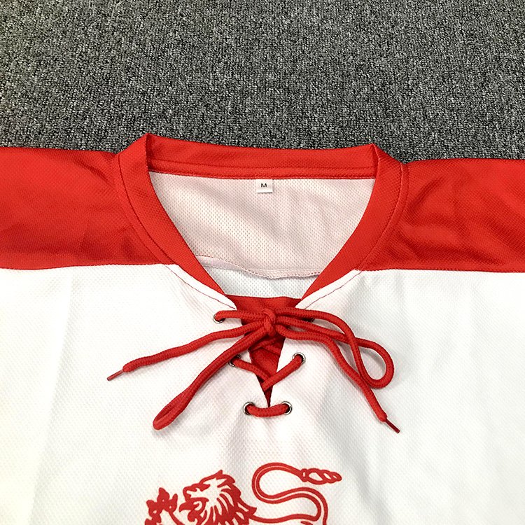 High Quality Men's Sports Hockey Shirt Custom Embroidered Design Ice Hockey Jersey