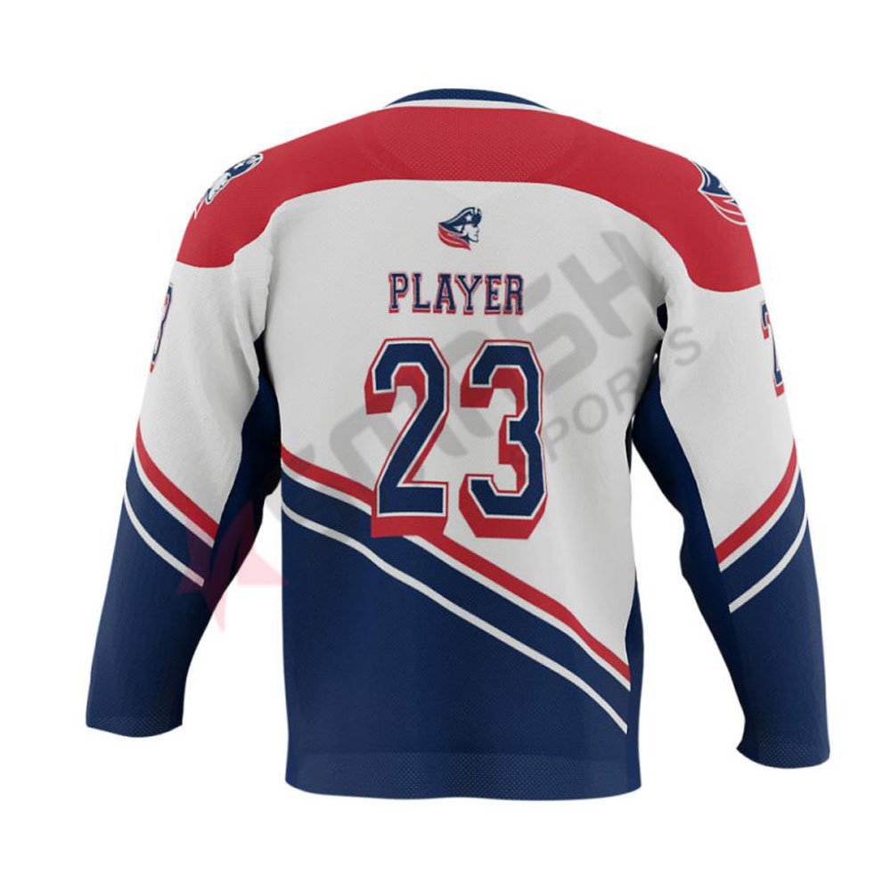 High Quality Customized Ice Hockey Jerseys Latest Design Team Wear Hot Sale with Sublimation and Printing Techniques