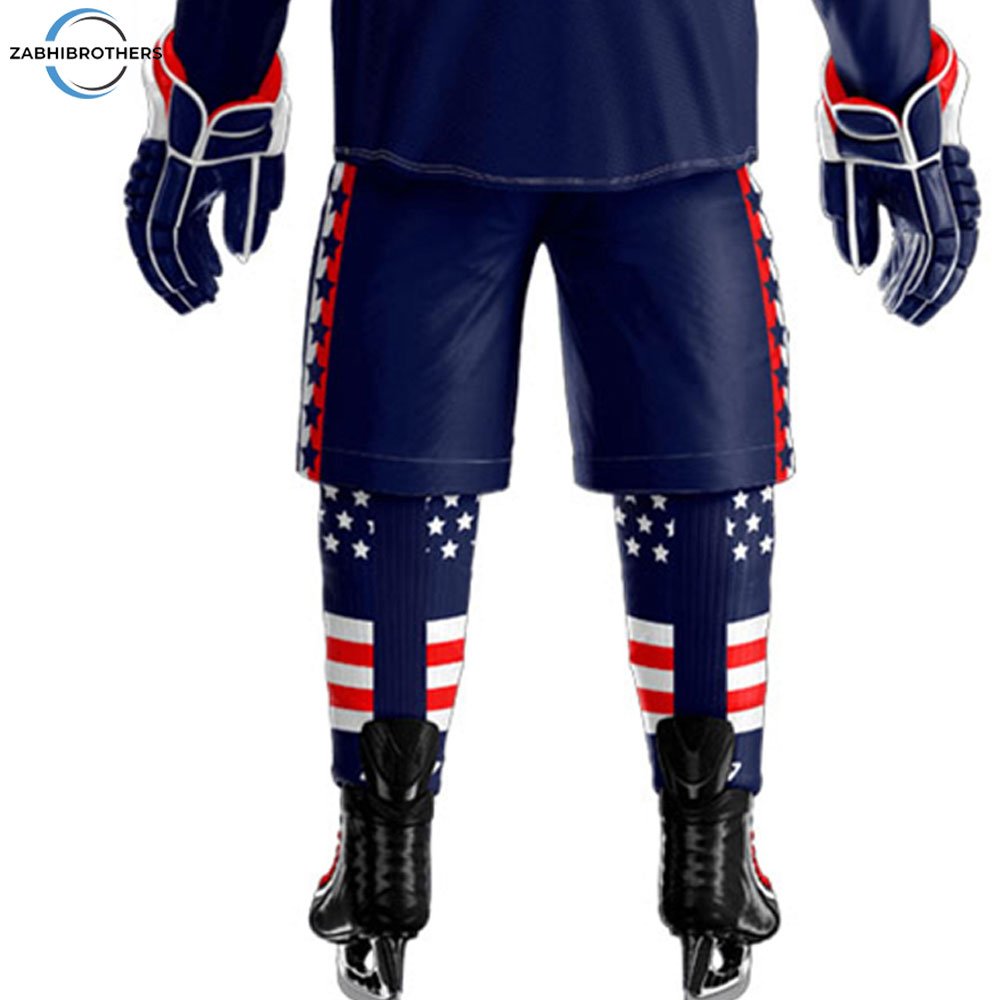 Premium Quality Factory Manufacture Ice Hockey Jersey And Pant Sets Wholesale Price Ice Hockey Uniform