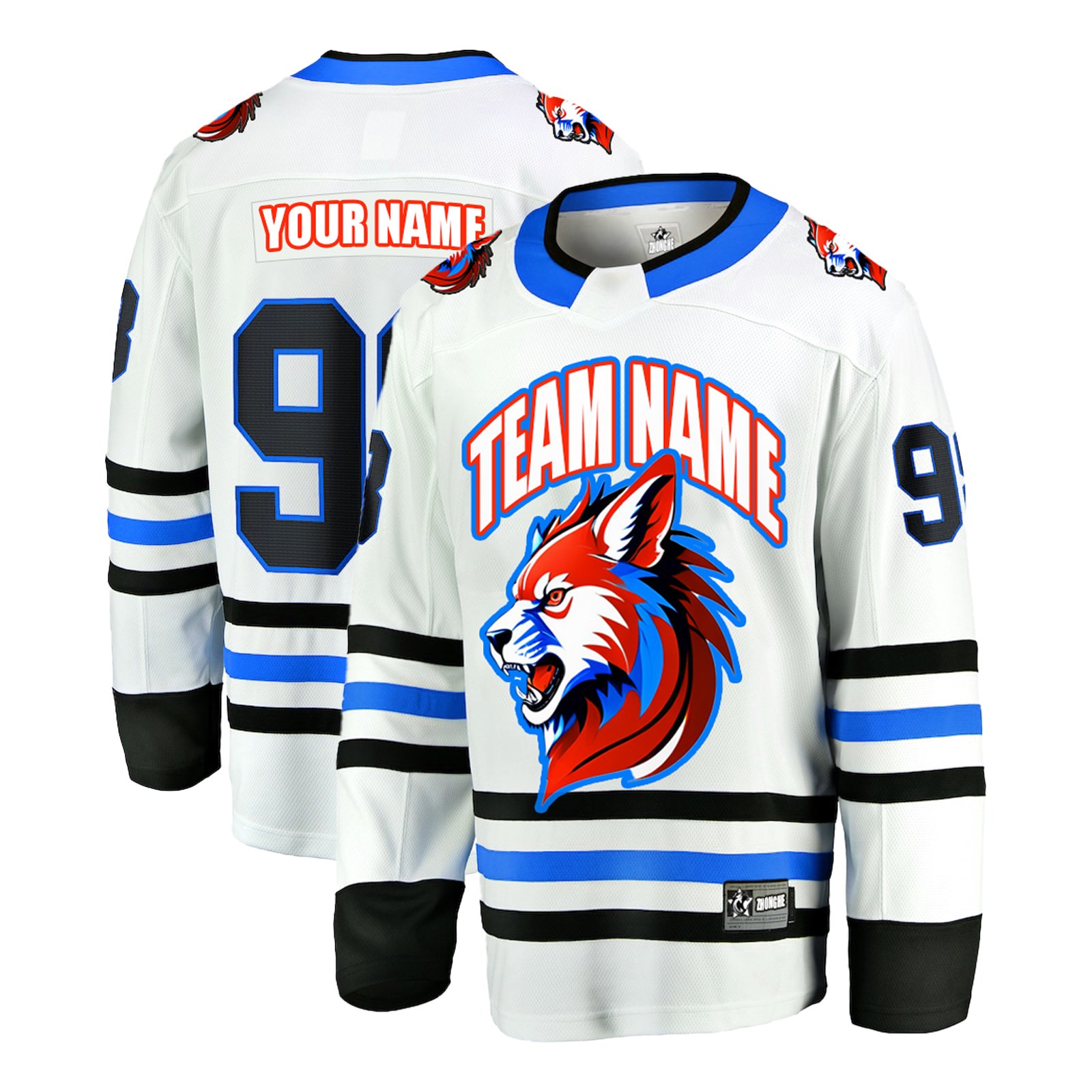 Best Price Quick Dry Long Sleeve Uniform Sublimation Printing Logo Ice Hockey Wear Sport Ice Hockey Training Jersey