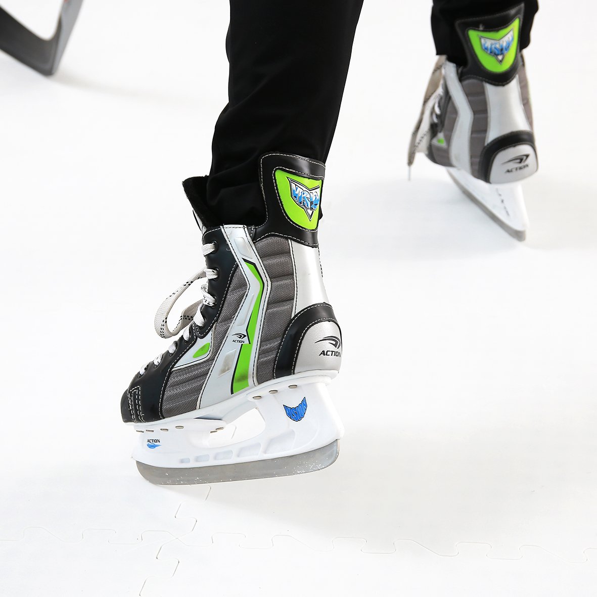 Potent Skateable Synthetic Skating Ice Hockey Revolution Safe Skates Outside Of The Rink Hockey Tlies
