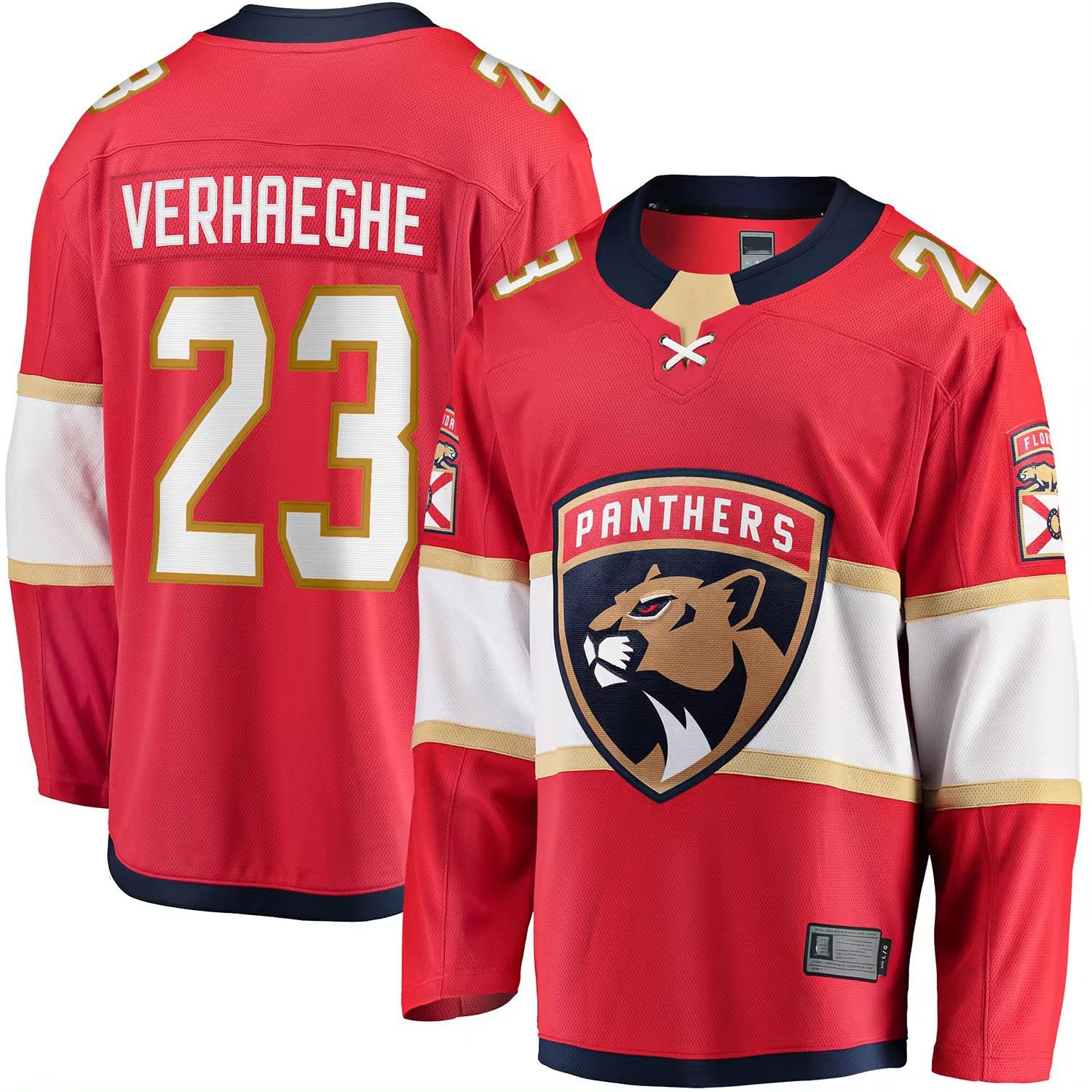 Men's Florida 19 Matthew Tkachuk 16 Aleksander Barkov 5 Aaron Ekblad 72 Sergei Bobrovsky Top Quality Stitched Ice Hockey Jersey