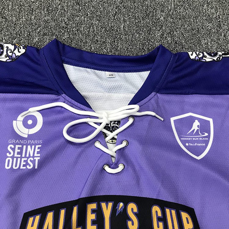 Hot Sale Custom Logo Number Ice Hockey Jersey Retro Quick Dry Breathable Sports Ice Hockey Jersey