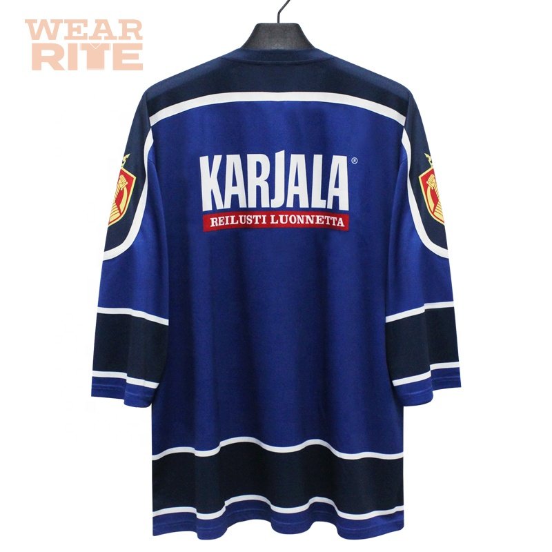 long sleeve sublimation printing ice hockey shirt