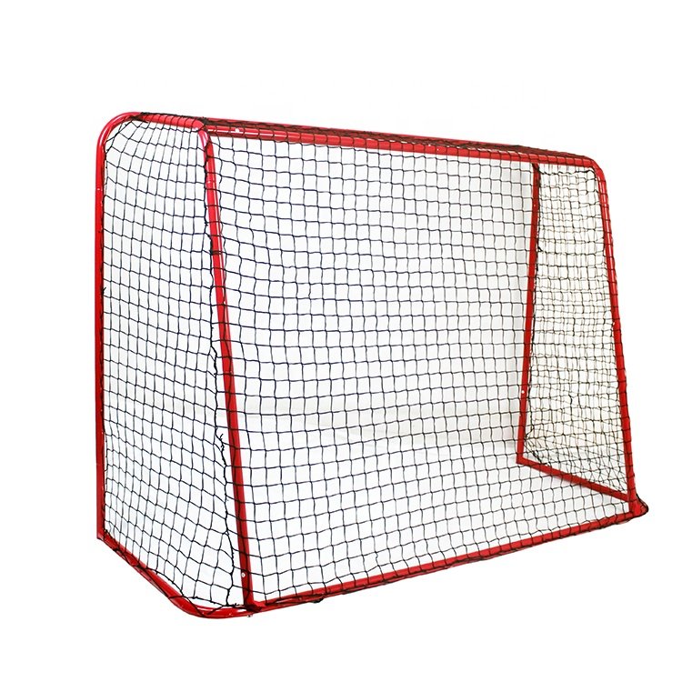 High quality steel tube portable assembly standard size ice hockey goal