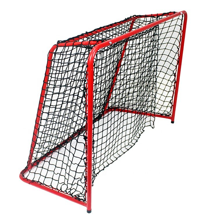 High quality steel tube portable assembly standard size ice hockey goal