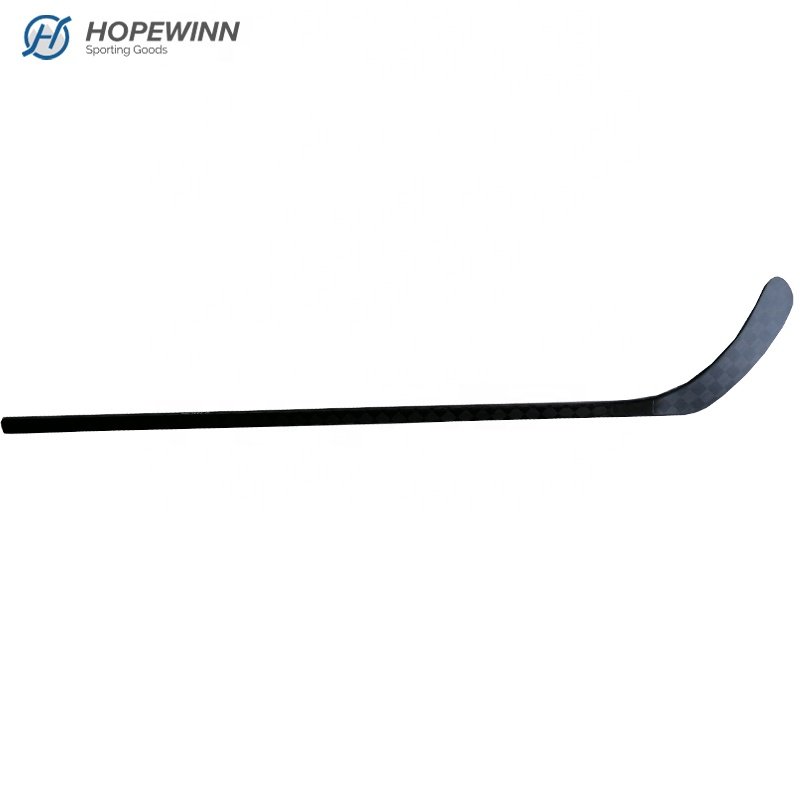 OEM Black Color Without Logo Carbon Fiber Ice Hockey Stick in Cheap for Teenagers