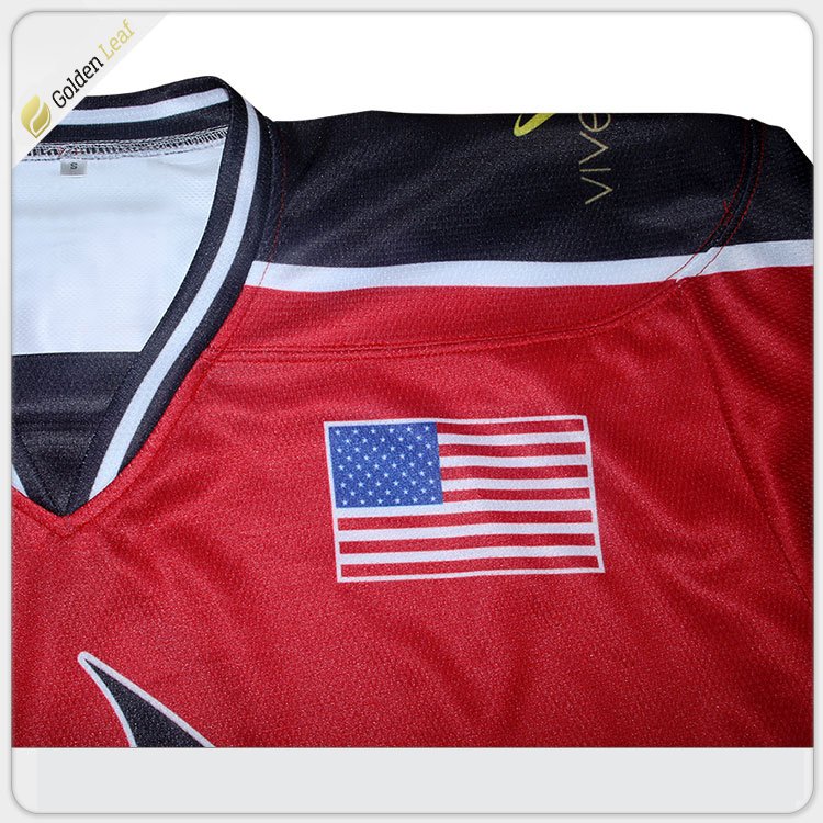 Unisex Full Sublimation Printing Hockey Jersey Custom Design Ice Hockey Wear for Adults OEM Service Accepts Team Name or Logo