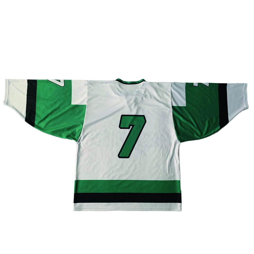 strong fabric sublimation printing ice hockey jersey