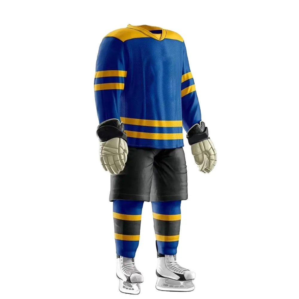 Custom New Fashion Hockey Jerseys Sublimated Hockey Jerseys Pro Ice Hockey Uniform