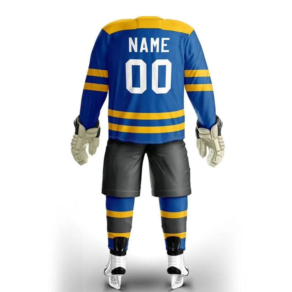 Custom New Fashion Hockey Jerseys Sublimated Hockey Jerseys Pro Ice Hockey Uniform