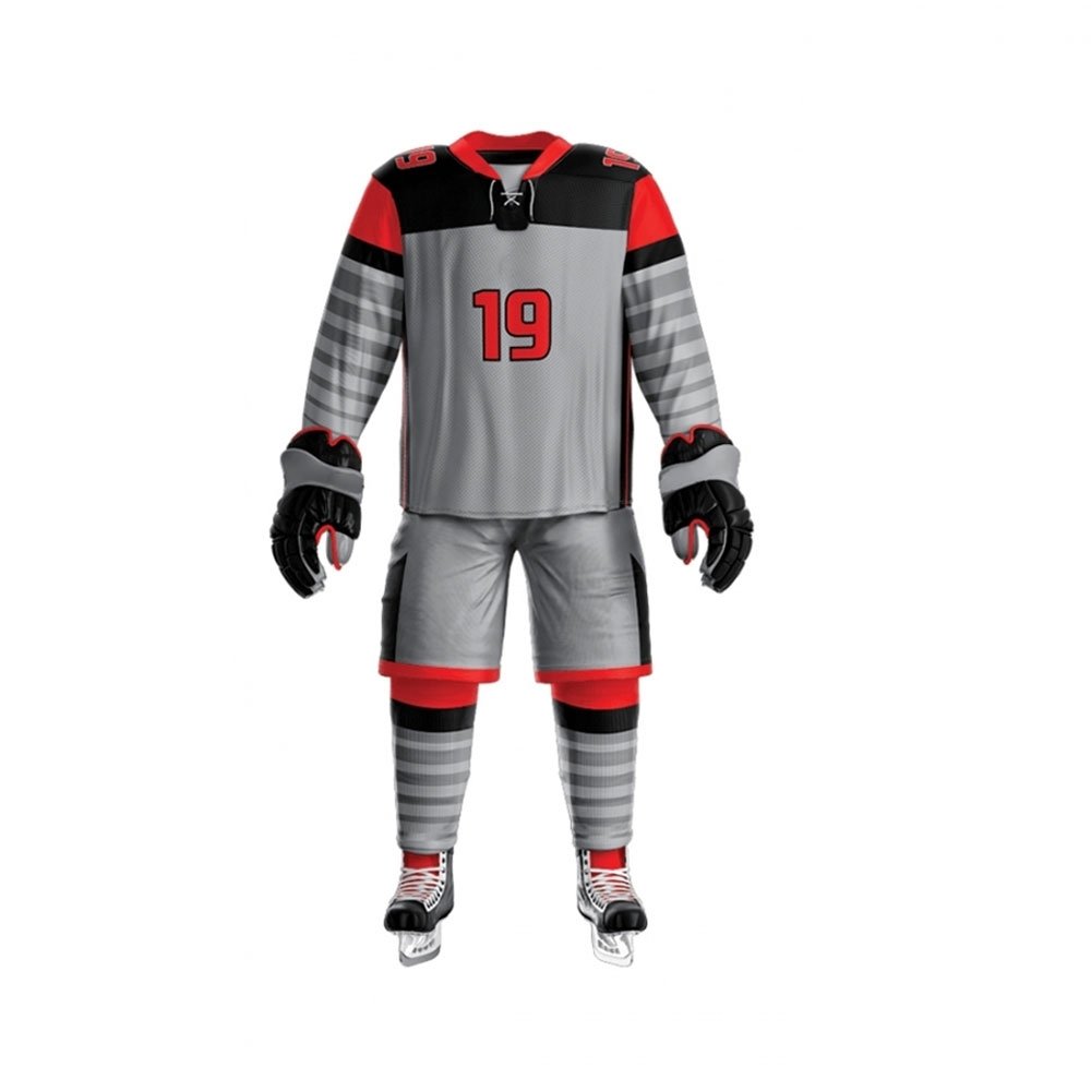 Manufacturer Wholesale Custom Sublimation Printed Hockey Pants Blank Ice Hockey Uniform for Training OEM And Custom Team Name