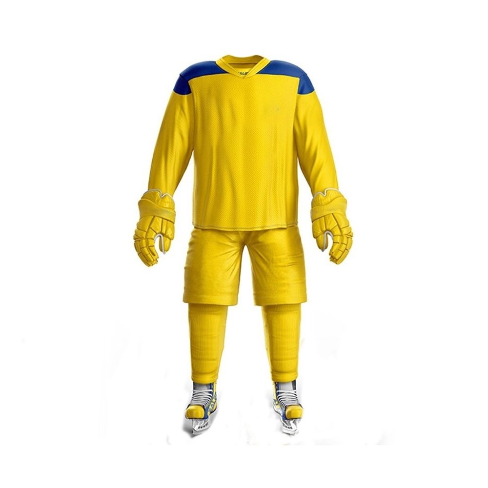 Manufacturer Wholesale Custom Sublimation Printed Hockey Pants Blank Ice Hockey Uniform for Training OEM And Custom Team Name