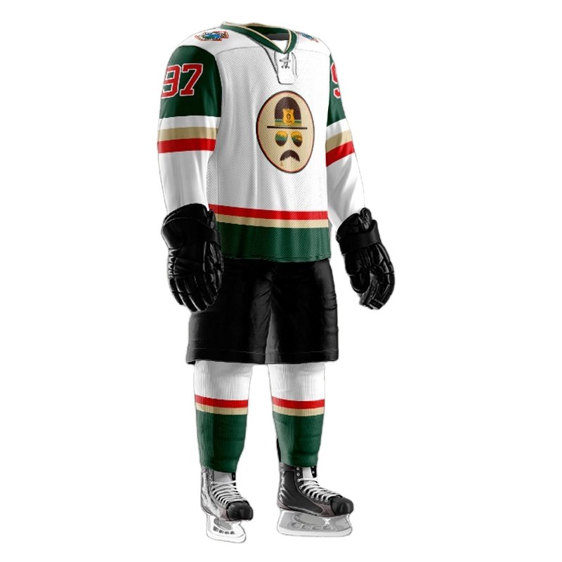 China Supplier Custom Ice Hockey Jersey Sublimated Printing Logo Team Design Youth Hockey Jersey Hoodie