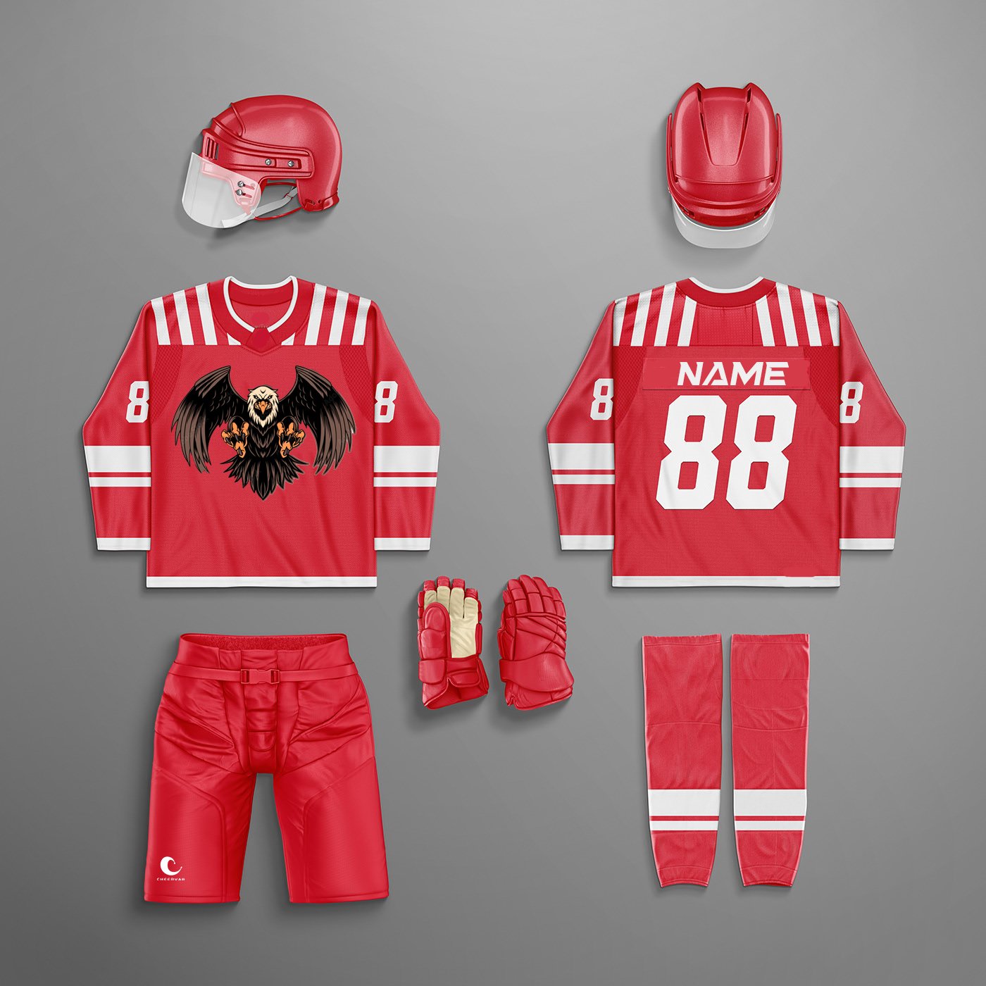 Customized Ice Hockey Jerseys Breathable Adult Youth Ice Hockey Wear