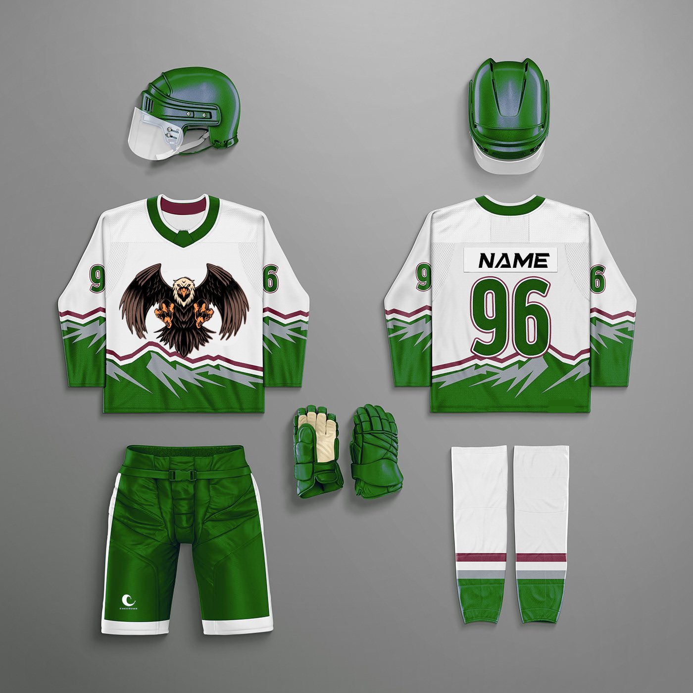 Customized Ice Hockey Jerseys Breathable Adult Youth Ice Hockey Wear